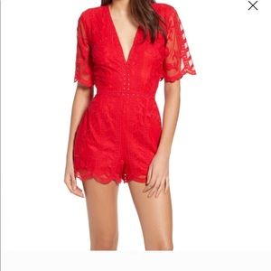 Lace romper